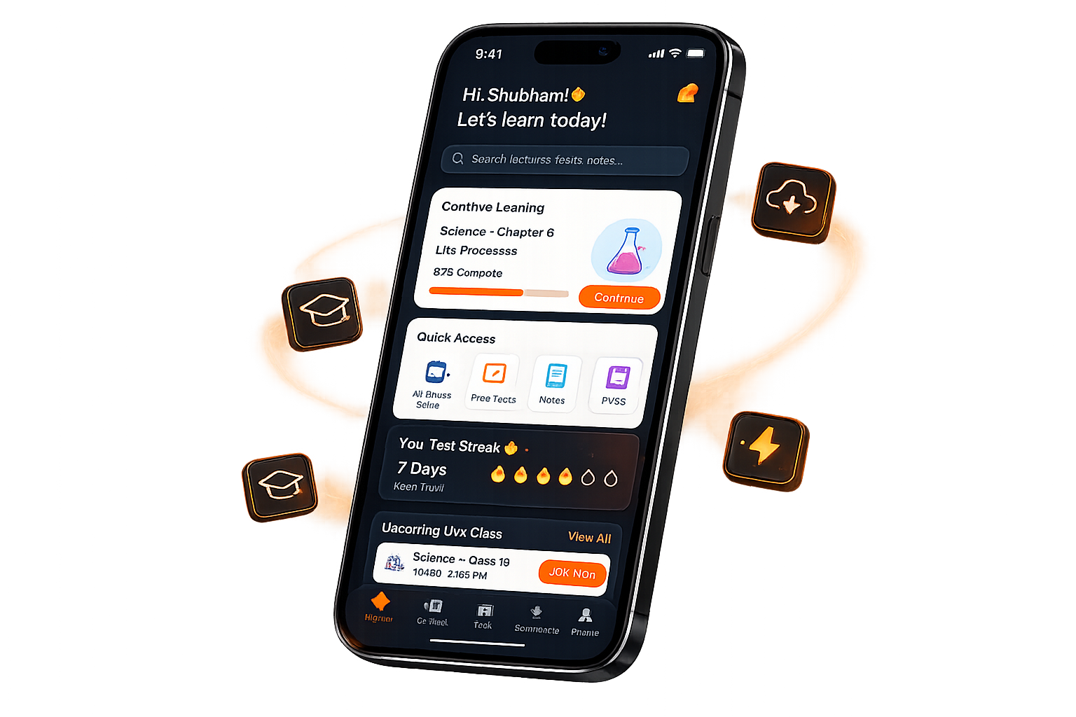 EasyLearning mobile app preview
